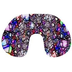 Web Network Abstract Connection Travel Neck Pillow