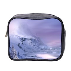 Nature Landscape Winter Snow Mini Toiletries Bag (two Sides) by Vaneshart
