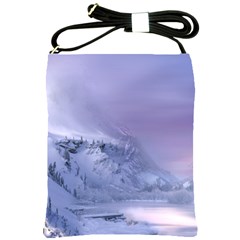 Nature Landscape Winter Snow Shoulder Sling Bag