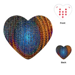 Matrix Technology Data Digital Playing Cards Single Design (heart) by Vaneshart