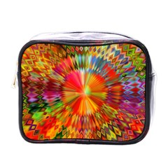 Kaleidoscope Mandala Color Mini Toiletries Bag (one Side)