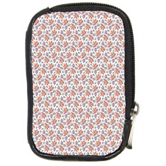 Floral Digital Paper Compact Camera Leather Case