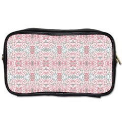 Paper Texture Floral Flowers Toiletries Bag (one Side)