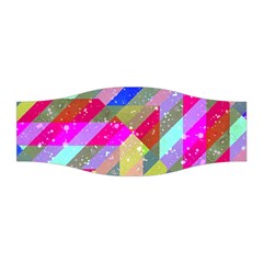 Multicolored Party Geo Design Print Stretchable Headband by dflcprintsclothing