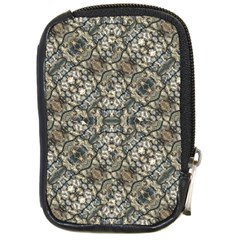 Urban Art Textured Print Pattern Compact Camera Leather Case