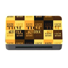 I Love Art Deco Typographic Motif Collage Print Memory Card Reader With Cf by dflcprintsclothing