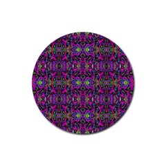 Abstract-s-3 Rubber Coaster (round) 