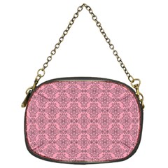 Timeless - Black & Flamingo Pink Chain Purse (two Sides) by FashionBoulevard