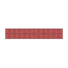 Timeless - Black & Indian Red Flano Scarf (mini)