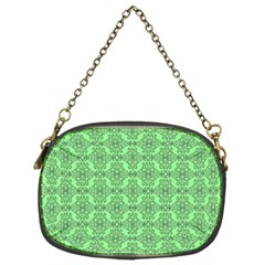 Timeless - Black & Mint Green Chain Purse (two Sides) by FashionBoulevard