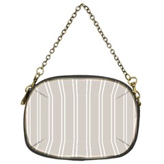 Nice Stripes - Abalone Grey Chain Purse (two Sides) by FashionBoulevard