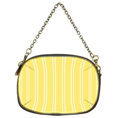 Nice Stripes - Blonde Yellow Chain Purse (two Sides) by FashionBoulevard