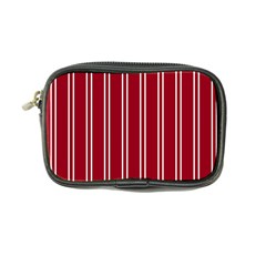 Nice Stripes - Carmine Red Coin Purse by FashionBoulevard