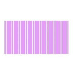 Nice Stripes - Lavender Purple Satin Wrap