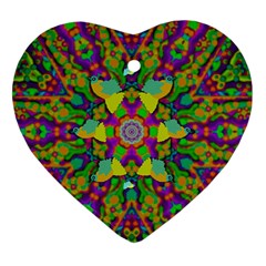 Birds In Peace And Calm Heart Ornament (two Sides) by pepitasart