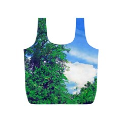 Drawing Of A Summer Day Full Print Recycle Bag (s) by Fractalsandkaleidoscopes