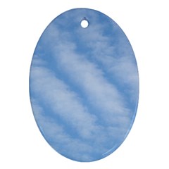 Wavy Cloudspa110232 Oval Ornament (two Sides) by GiftsbyNature