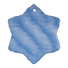 Wavy Cloudspa110232 Snowflake Ornament (two Sides) by GiftsbyNature