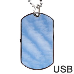 Wavy Cloudspa110232 Dog Tag USB Flash (One Side)