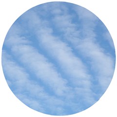 Wavy Cloudspa110232 Wooden Puzzle Round by GiftsbyNature
