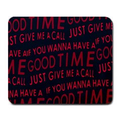 Motivational Phrase Motif Typographic Collage Pattern Large Mousepads by dflcprintsclothing