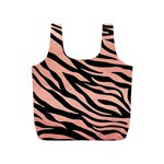 TIGER ROSE GOLD Full Print Recycle Bag (S) Front