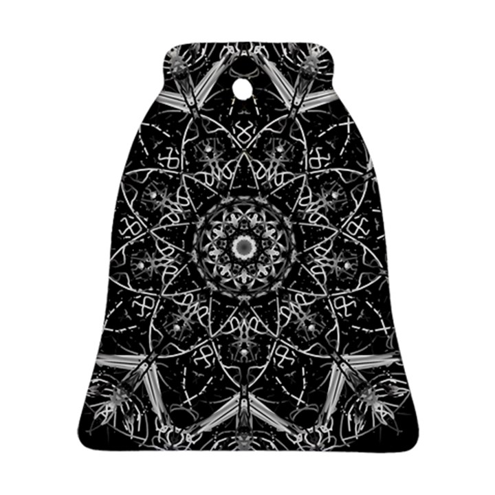 Black And White Pattern Ornament (Bell)