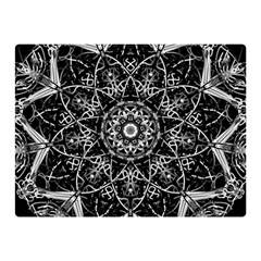 Black And White Pattern Double Sided Flano Blanket (mini)  by Sobalvarro