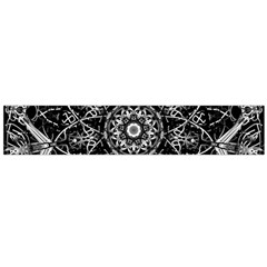 Black And White Pattern Large Flano Scarf  by Sobalvarro