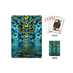 Flower Island And A Horizon Playing Cards Single Design (mini) by pepitasart