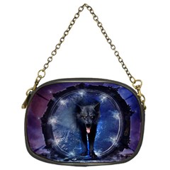 Awesome Wolf In The Gate Chain Purse (two Sides) by FantasyWorld7