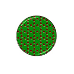 Rose In Green Hat Clip Ball Marker (10 Pack)