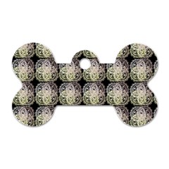 Doily Only Pattern Dog Tag Bone (one Side)