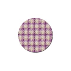 Doily Only Pattern Purple Golf Ball Marker