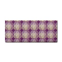 Doily Only Pattern Purple Hand Towel