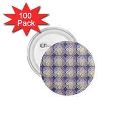 Doily Only Pattern Blue 1 75  Buttons (100 Pack)  by snowwhitegirl