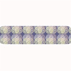 Doily Only Pattern Blue Large Bar Mats