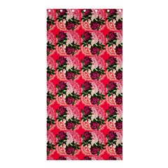 Doily Rose Pattern Watermelon Pink Shower Curtain 36  X 72  (stall)  by snowwhitegirl