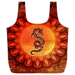 Wonderful Chinese Dragon Full Print Recycle Bag (xl) by FantasyWorld7