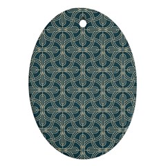 Pattern1 Oval Ornament (two Sides) by Sobalvarro