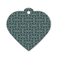 Pattern1 Dog Tag Heart (two Sides) by Sobalvarro