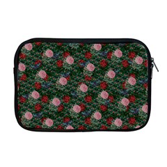 Dark Floral Butterfly Teal Bats Lip Green Apple MacBook Pro 17  Zipper Case