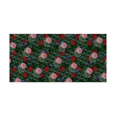 Dark Floral Butterfly Teal Bats Lip Green Yoga Headband