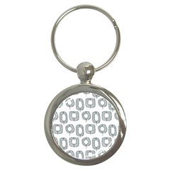 Forest Patterns 16 Key Chain (round) by Sobalvarro