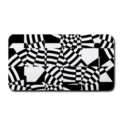 Black And White Crazy Pattern Medium Bar Mats by Sobalvarro