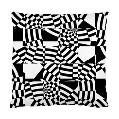 Black And White Crazy Pattern Standard Cushion Case (two Sides) by Sobalvarro