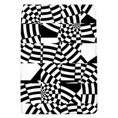Black And White Crazy Pattern Removable Flap Cover (l) by Sobalvarro
