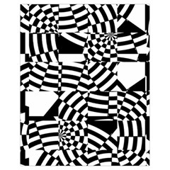 Black And White Crazy Pattern Drawstring Bag (small) by Sobalvarro