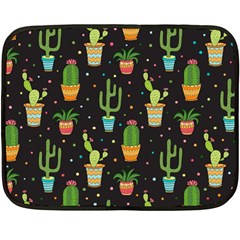 Succulent And Cacti Double Sided Fleece Blanket (mini)  by ionia