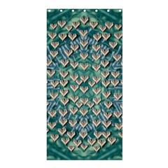 Heavy Metal Hearts And Belive In Sweet Love Shower Curtain 36  X 72  (stall)  by pepitasart